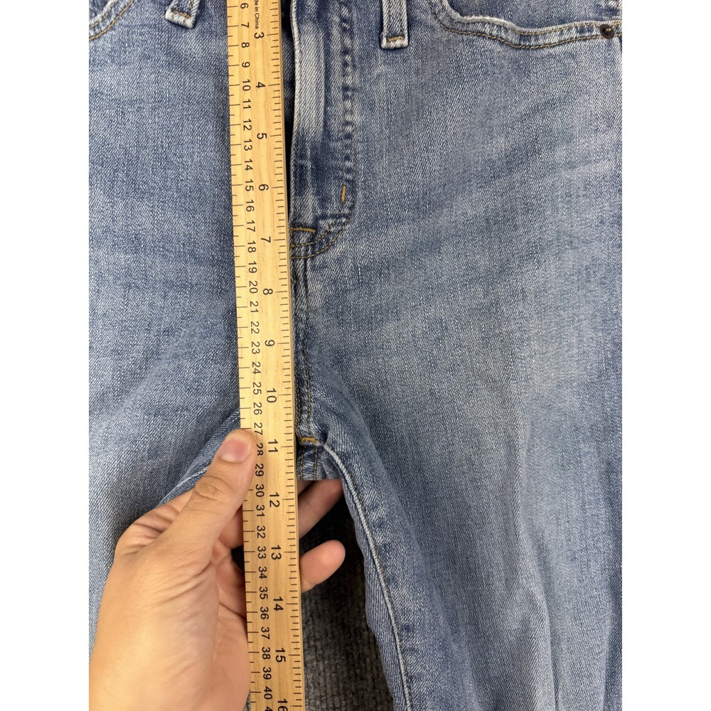 J Crew Jeans Womens 29 Blue‎ High Rise Classic Vintage Distressed Denim Pants - Picture 11 of 14